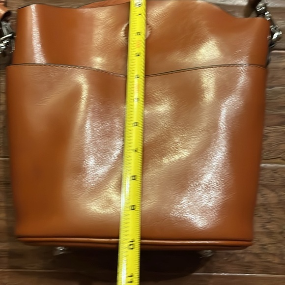 HESHE Brown Shoulder Purse - Picture 8 of 11